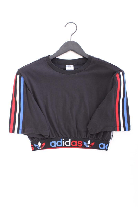 Adidas Cropped Shirt Gr. S Kurzarm schwarz