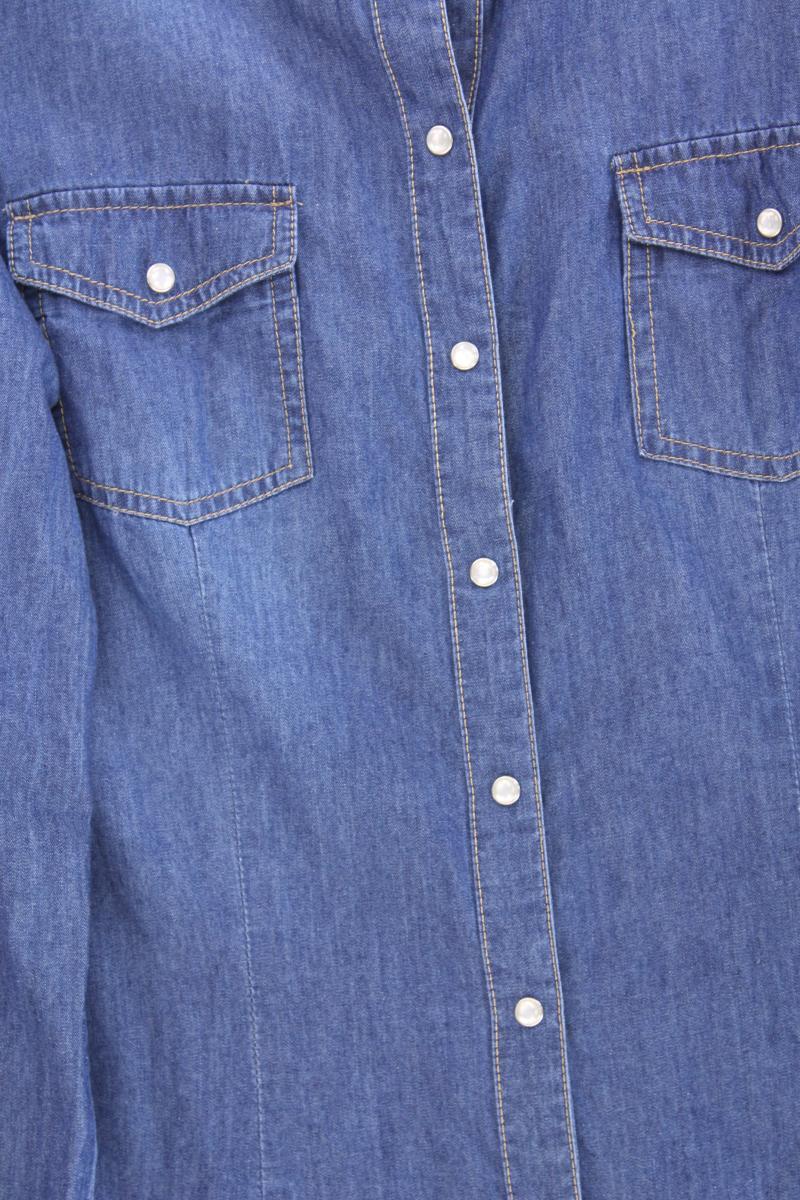 Jacqueline de Yong Jeansbluse Gr. 38 Langarm blau