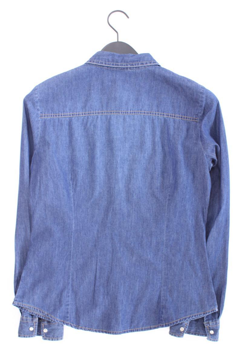 Jacqueline de Yong Jeansbluse Gr. 38 Langarm blau