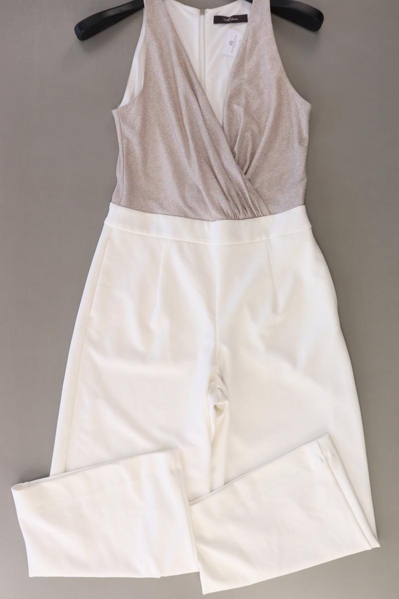 Vera Mont Langer Jumpsuit Gr. 36 creme aus Polyester