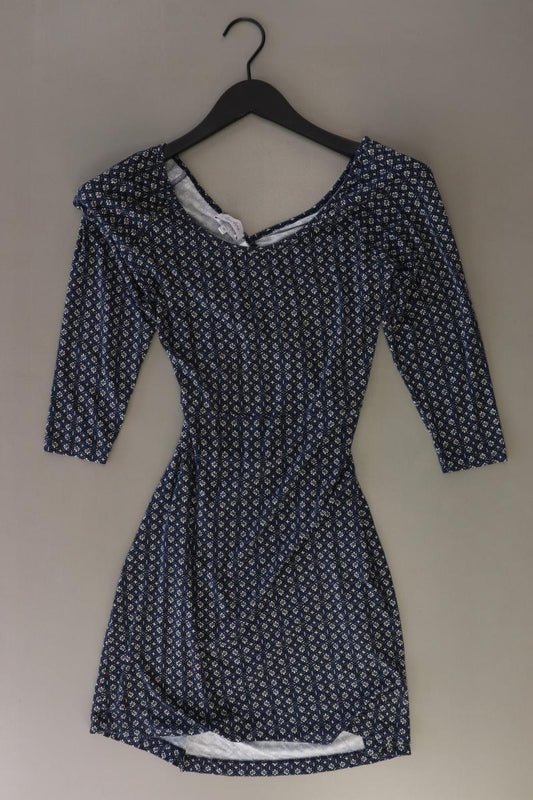 Aniston Jerseykleid Gr. 36 3/4 Ärmel blau aus Viskose