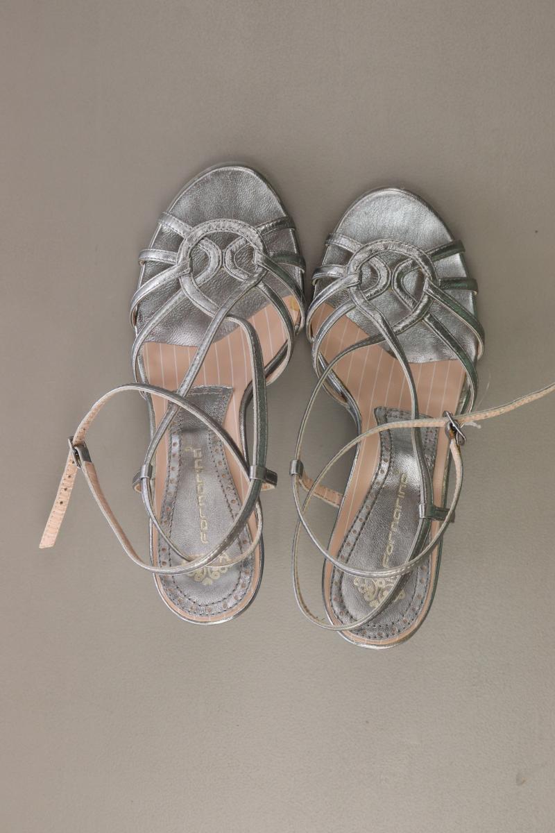 Fornarina Pumps Gr. 38 Neupreis: 119,99€! silber aus Leder