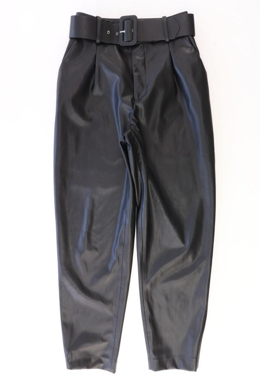 Zara Kunstlederhose Gr. XS schwarz