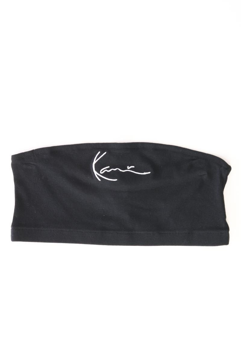 KARL KANI Bandeau-Top Gr. S schwarz aus Baumwolle