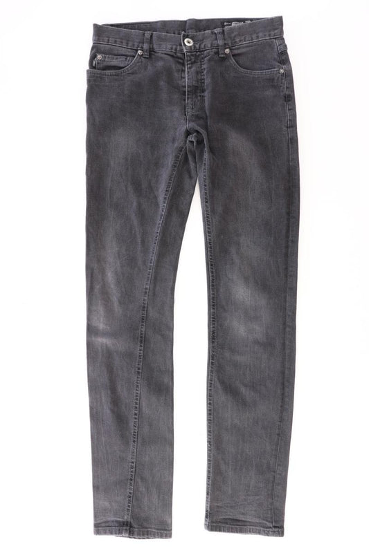 Manguun Slim Jeans für Herren Gr. W30/L34 grau aus Baumwolle