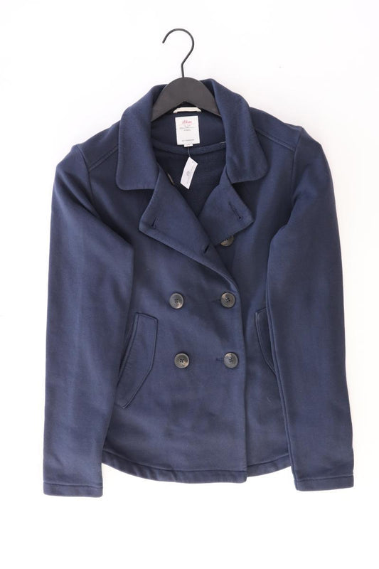 s.Oliver Übergangsjacke Gr. 36 blau aus Baumwolle