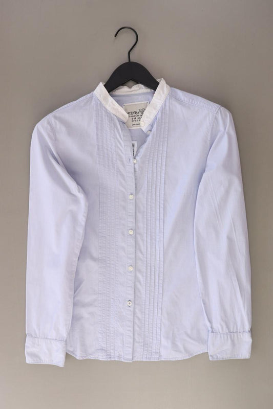 Esprit Langarmbluse Gr. 38 blau aus Baumwolle
