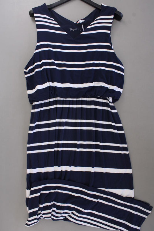 Street One Maxikleid Gr. 46 gestreift Ärmellos blau