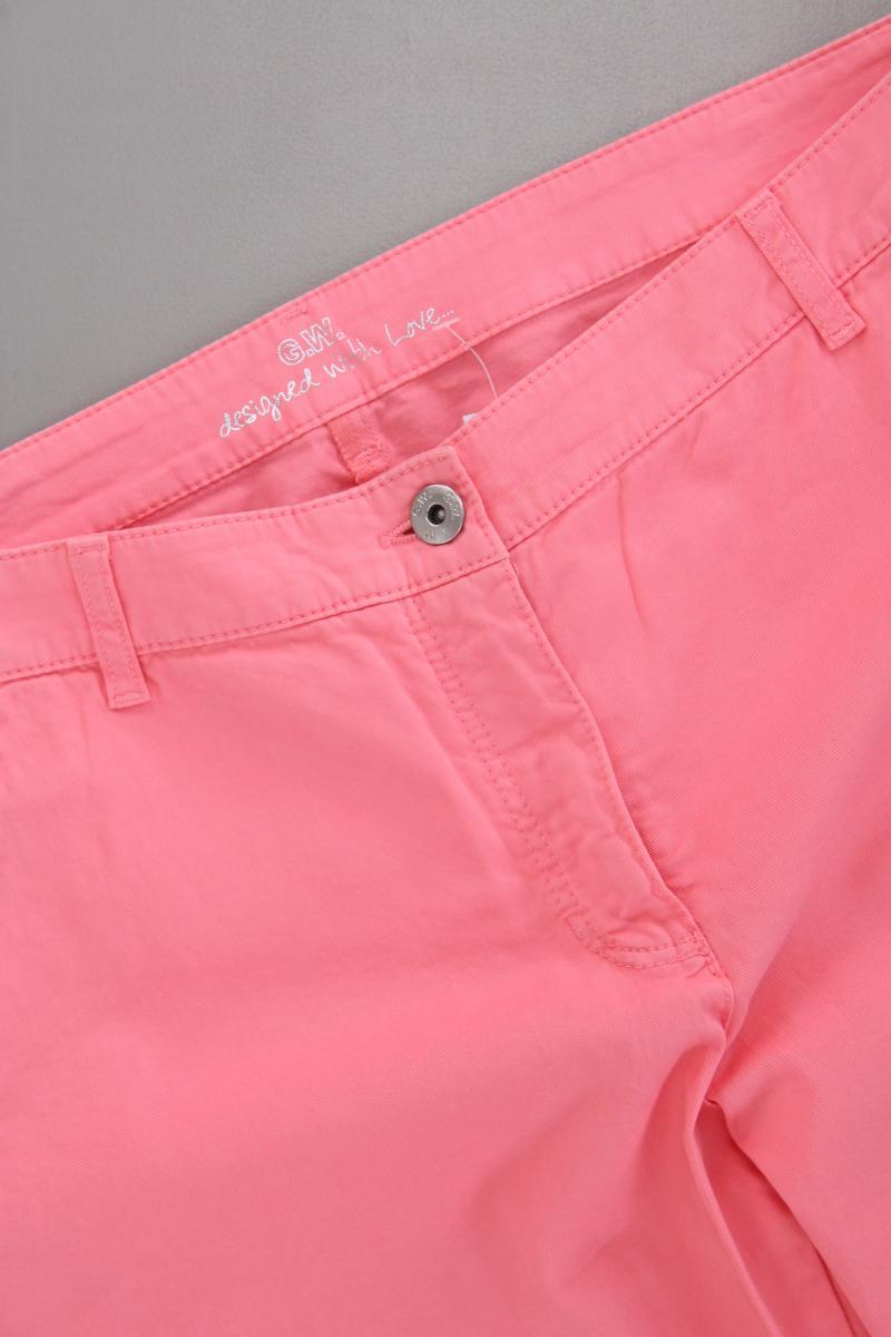 Gerry Weber Chinohose Gr. 44 neuwertig pink aus Baumwolle