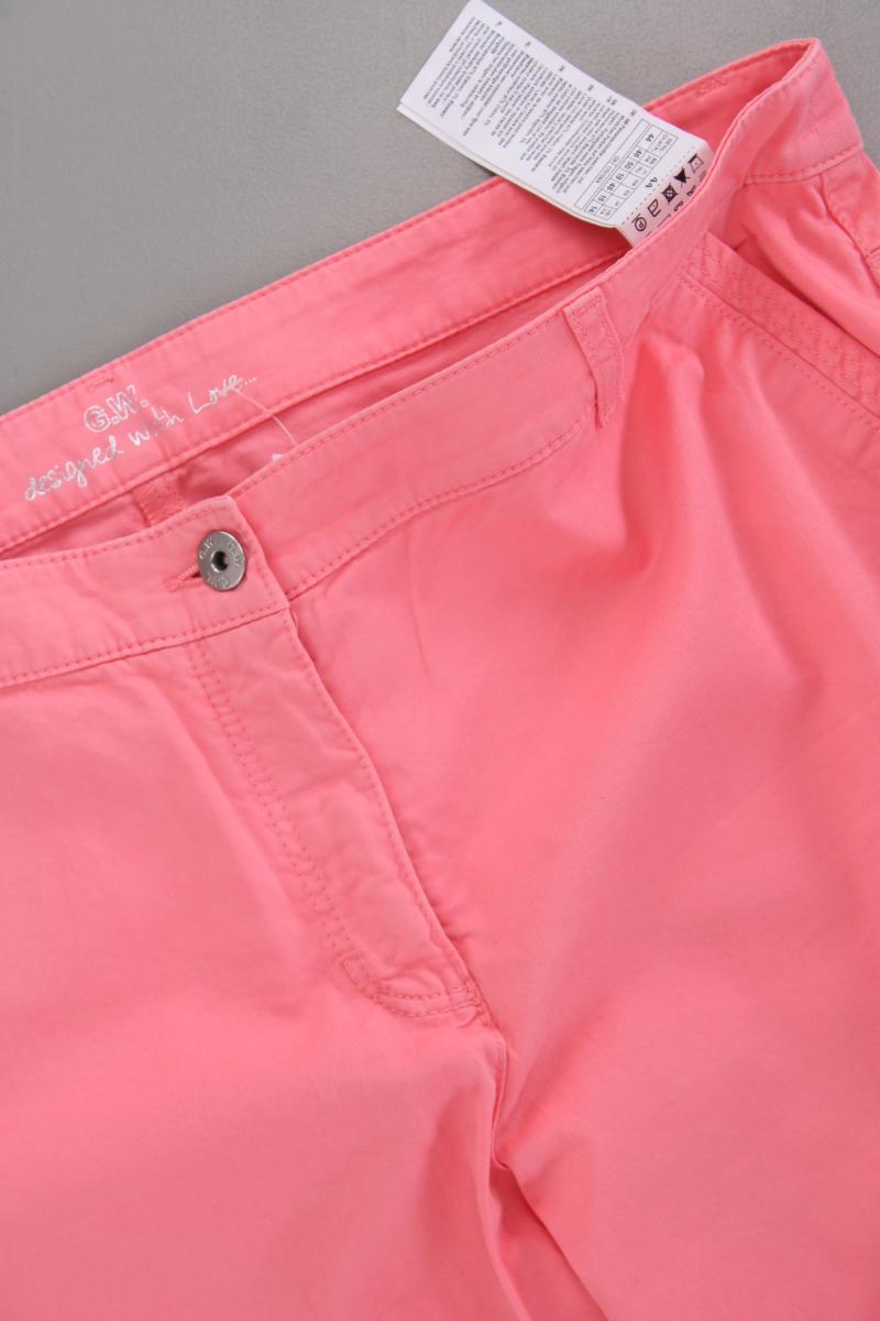 Gerry Weber Chinohose Gr. 44 neuwertig pink aus Baumwolle