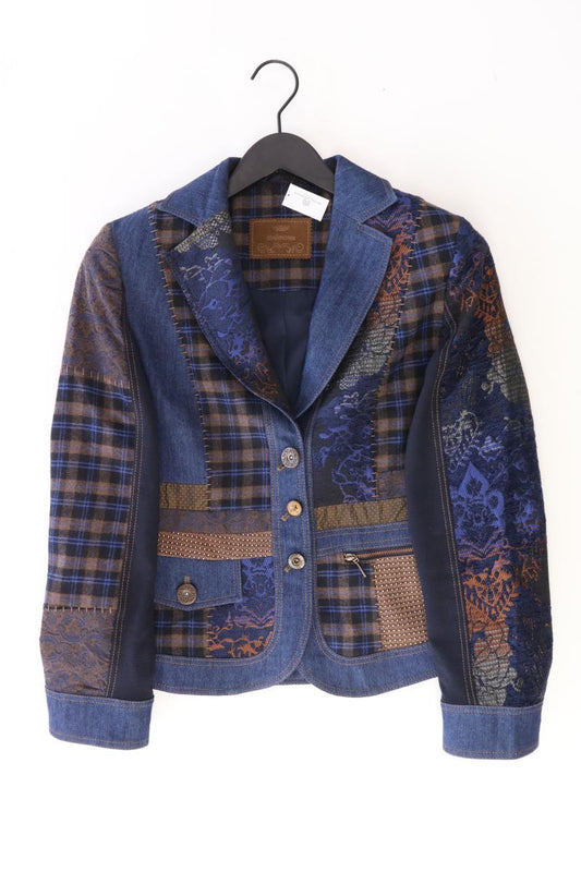 Steilmann Regular Blazer Gr. 38 blau aus Baumwolle