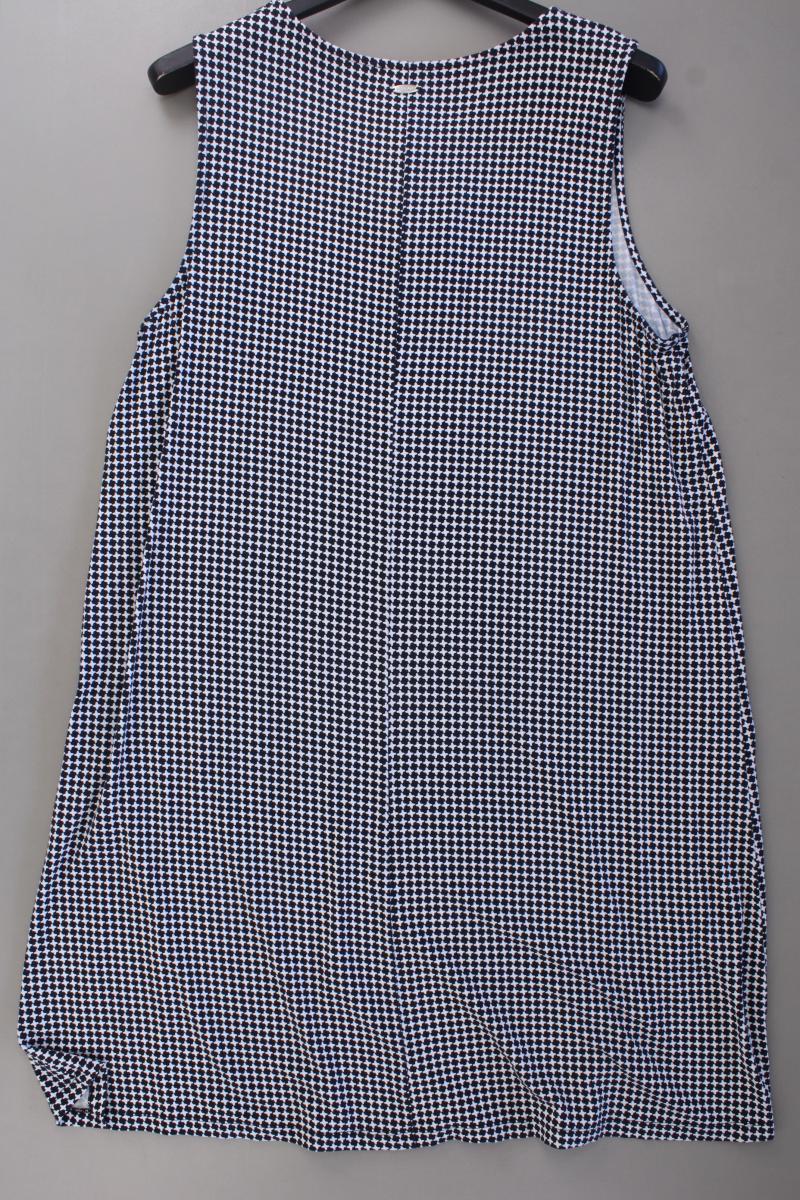 Street One Jerseykleid Gr. 46 geometrisches Muster Ärmellos blau