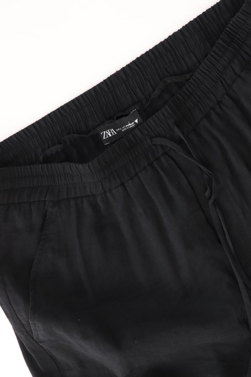 Zara Stoffhose Gr. L schwarz