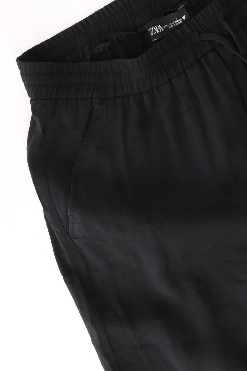 Zara Stoffhose Gr. L schwarz