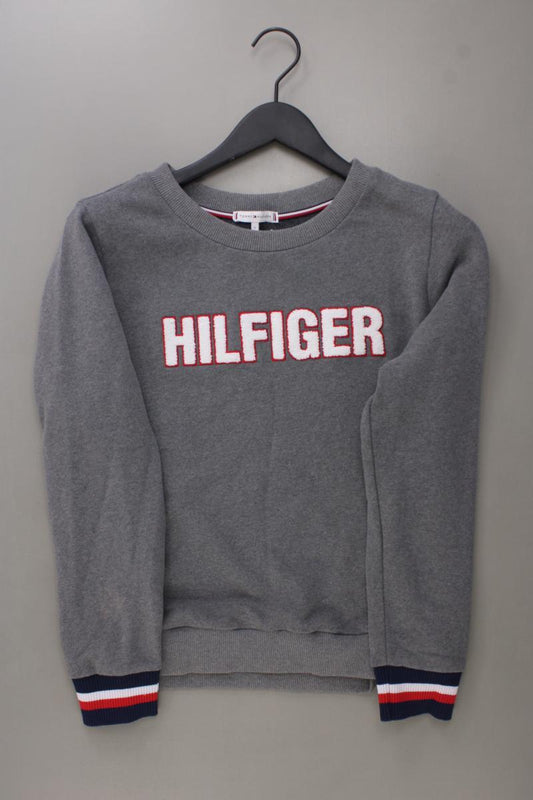 Tommy Hilfiger Langarmpullover Gr. S grau aus Baumwolle