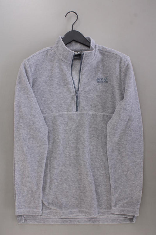 Jack Wolfskin Fleecepullover für Herren Gr. L grau aus Polyester
