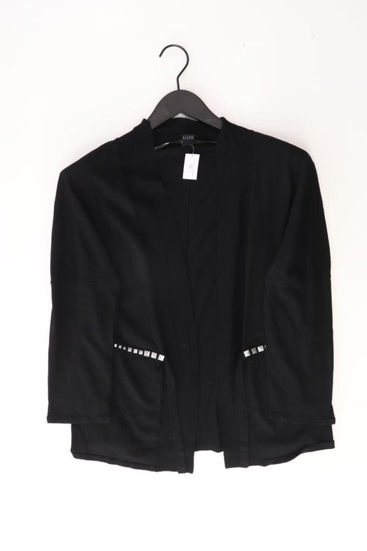 s.Oliver Selection Strickjacke Gr. 44 3/4 Ärmel schwarz aus Viskose