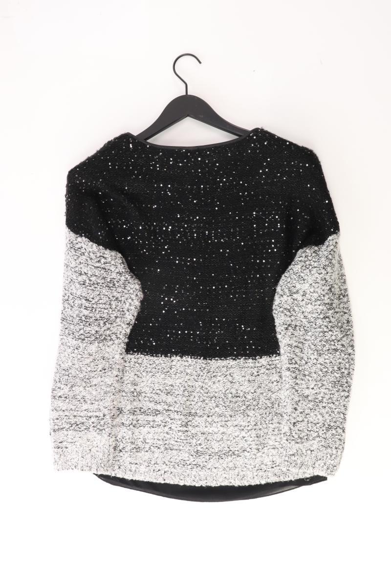 Gerry Weber Grobstrickpullover Gr. 42 mit Pailletten grau aus Polyester