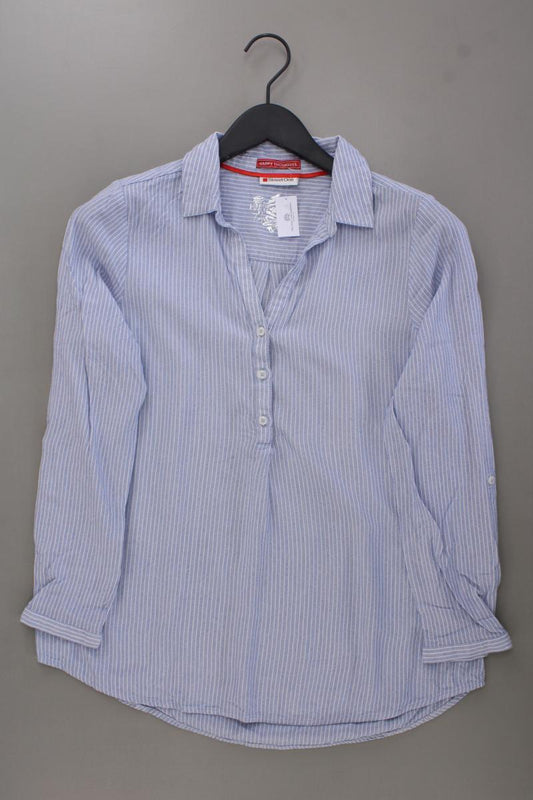 Street One Langarmbluse Gr. 38 gestreift blau