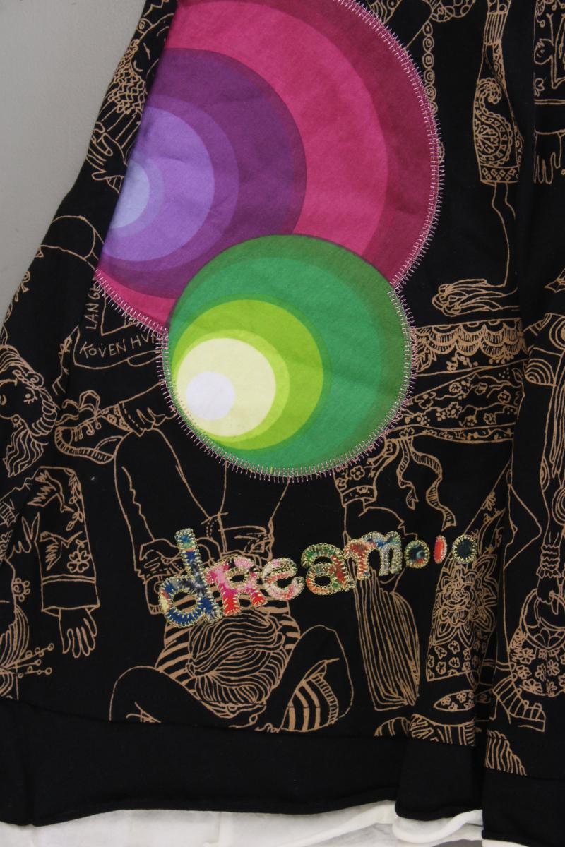 Desigual Stretchrock Gr. S schwarz aus Baumwolle