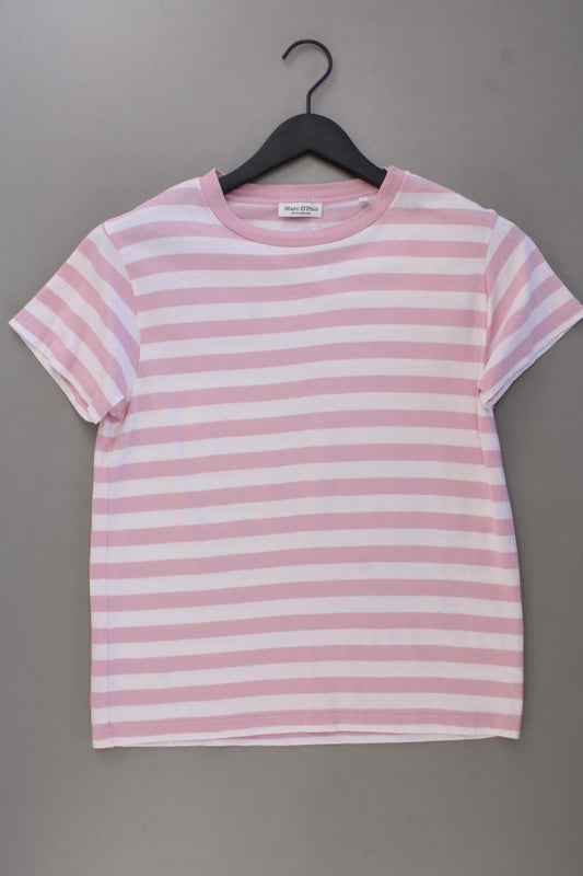Marc O'Polo Ringelshirt Gr. S gestreift neuwertig Kurzarm rosa aus Baumwolle