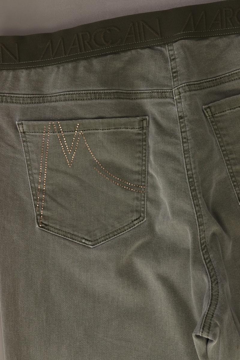 Marc Cain Jeggings Gr. 46 olivgrün aus Baumwolle