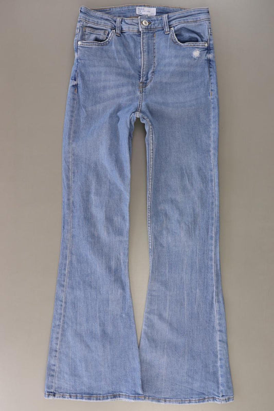 Bershka Regular Jeans Gr. 38 blau aus Baumwolle
