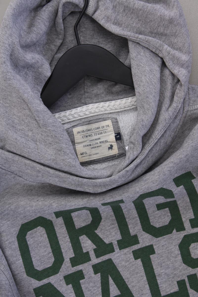 Jack & Jones Hoodie für Herren Gr. L grau