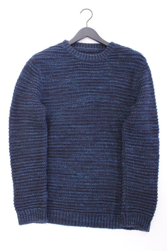 Jack & Jones Grobstrickpullover für Herren Gr. L blau aus Polyacryl