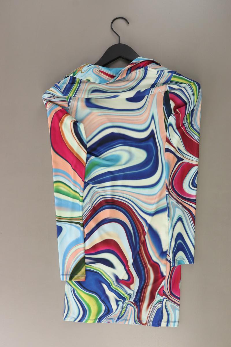 Bershka Langarmkleid Gr. S mehrfarbig aus Polyester