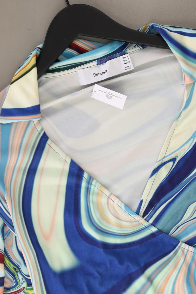 Bershka Langarmkleid Gr. S mehrfarbig aus Polyester