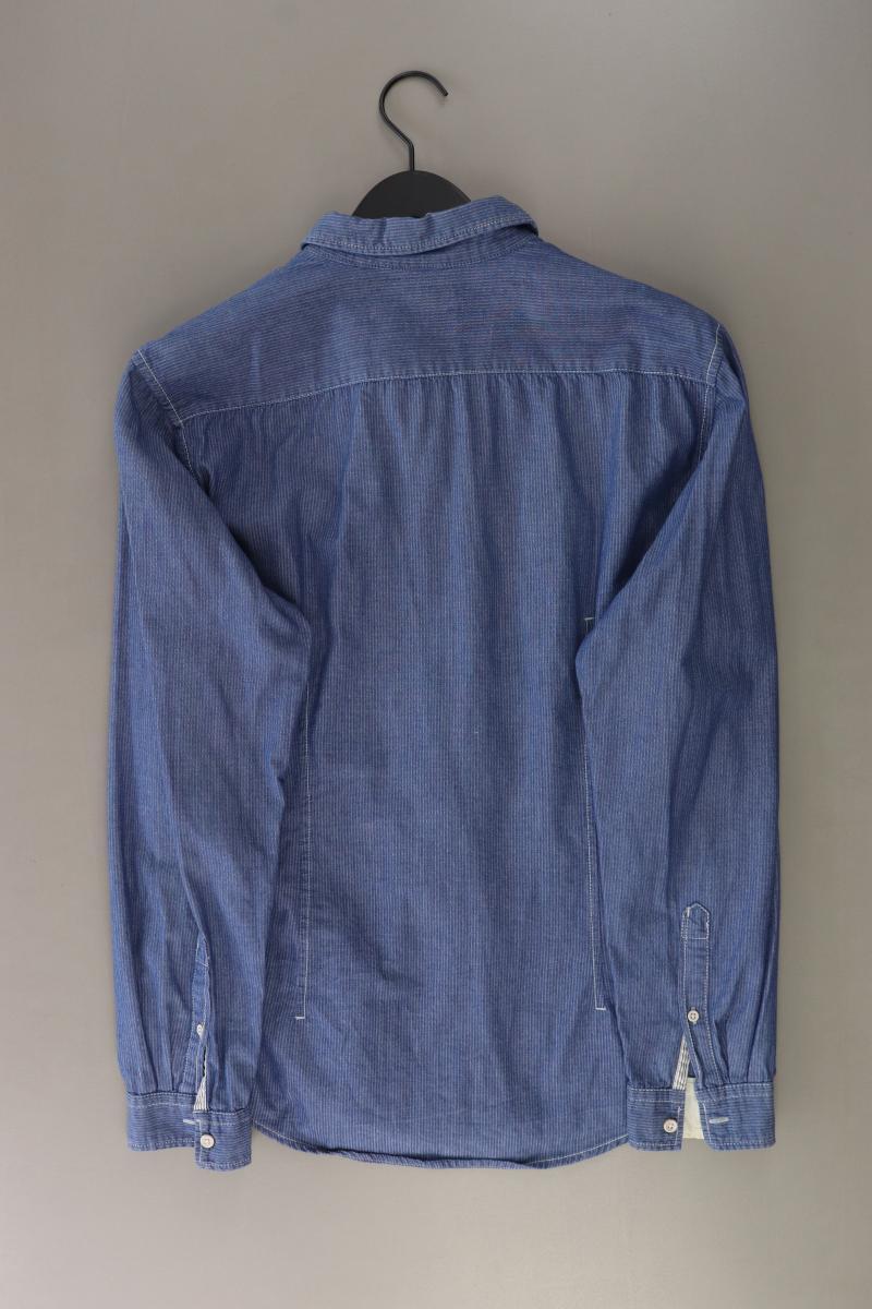 edc by Esprit Langarmhemd für Herren Gr. L blau aus Baumwolle