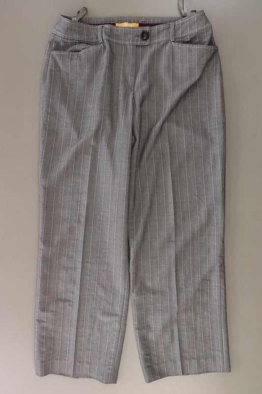 Biba Anzughose Gr. 40 gestreift grau aus Baumwolle