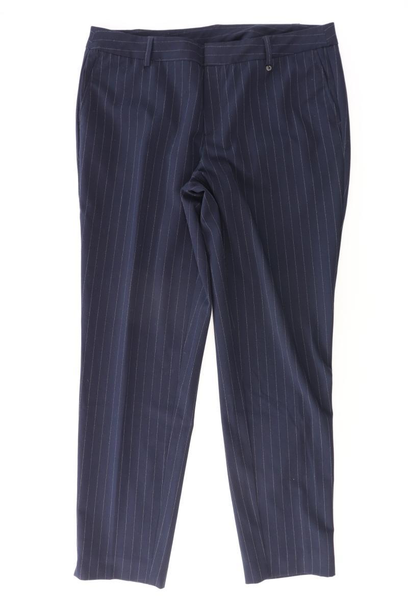 Bonita Anzughose Gr. 40 gestreift blau aus Polyester