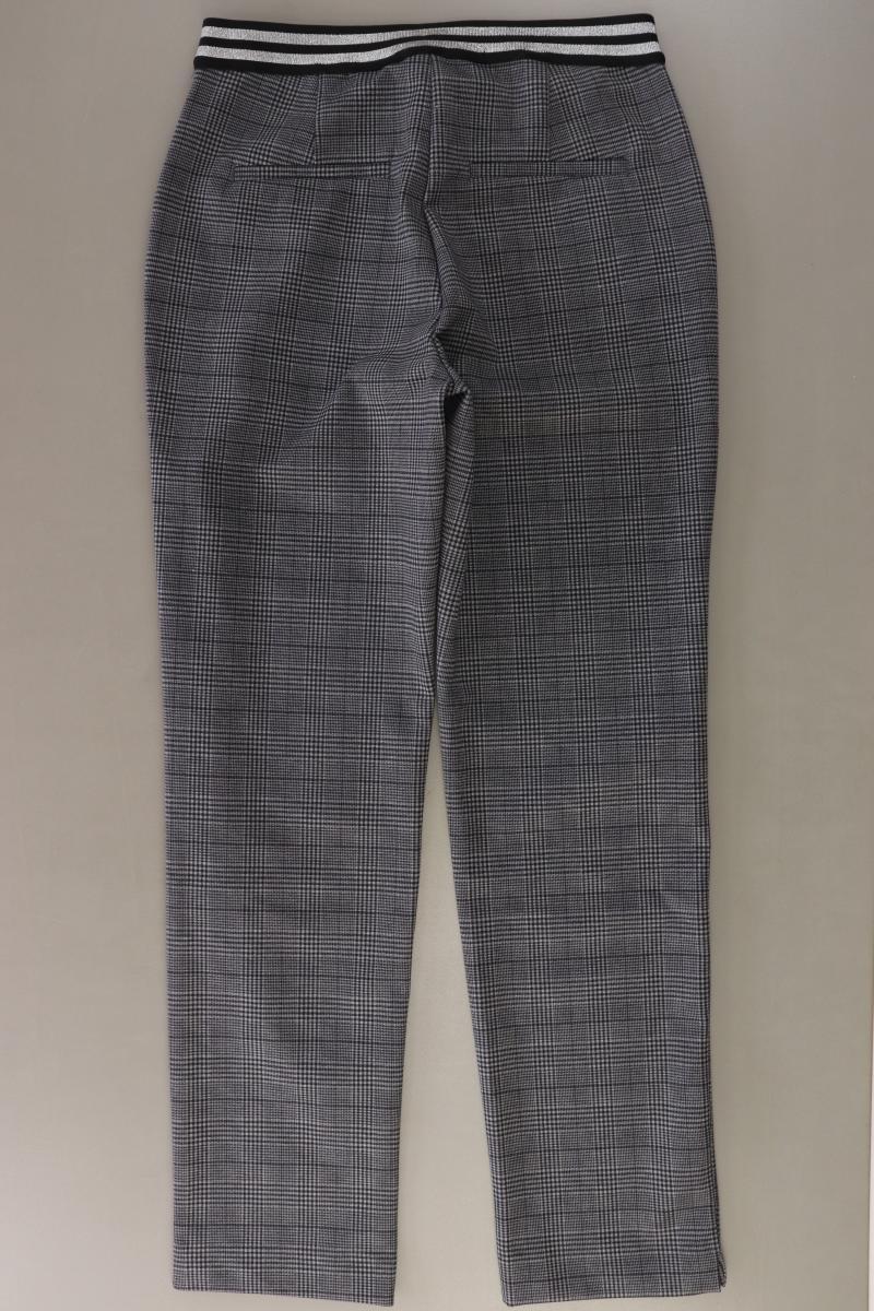 Paola Stoffhose Gr. 38 kariert grau aus Polyester