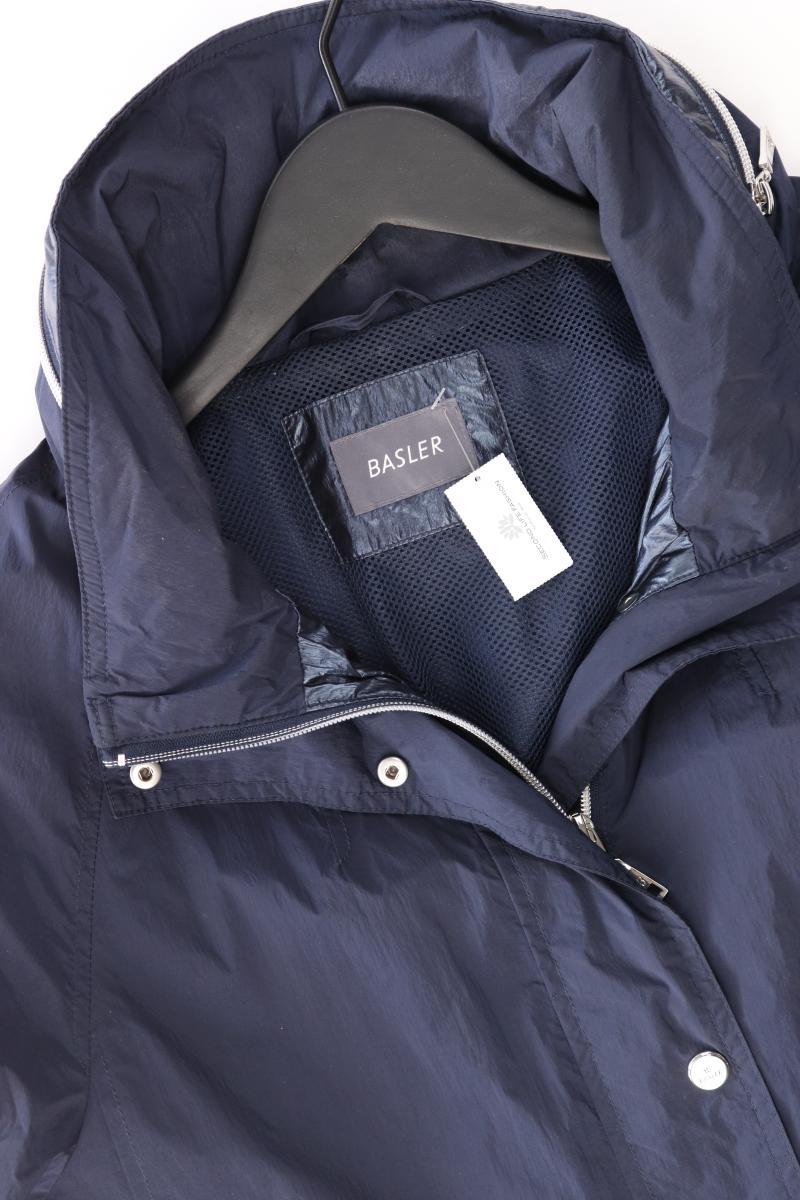 Basler Übergangsmantel Gr. 40 blau aus Polyester