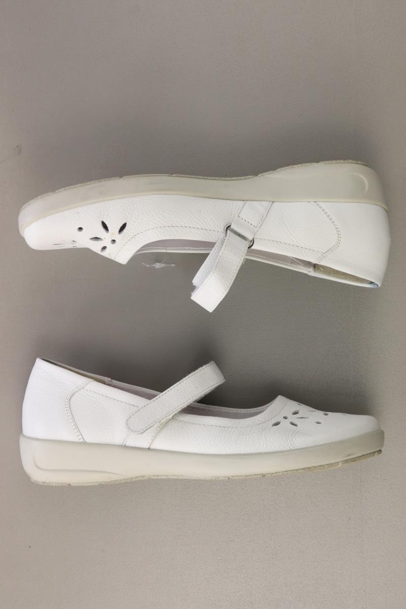 Semler Ballerinas Gr. 36 weiß aus Leder