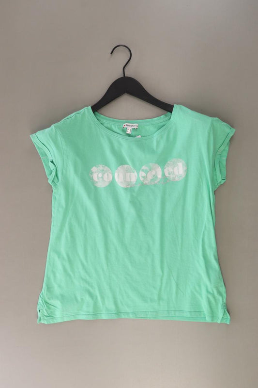 Street One Printshirt Gr. 34 Kurzarm grün aus Baumwolle