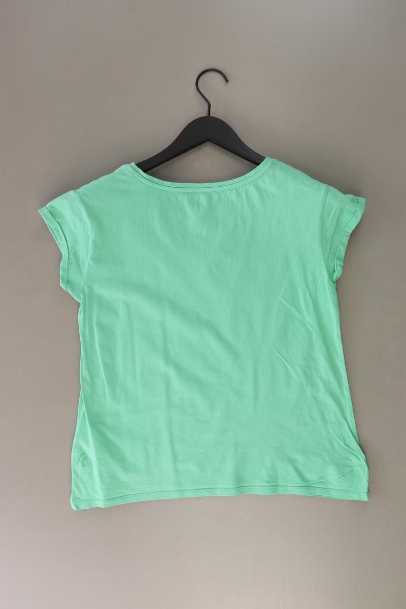 Street One Printshirt Gr. 34 Kurzarm grün aus Baumwolle