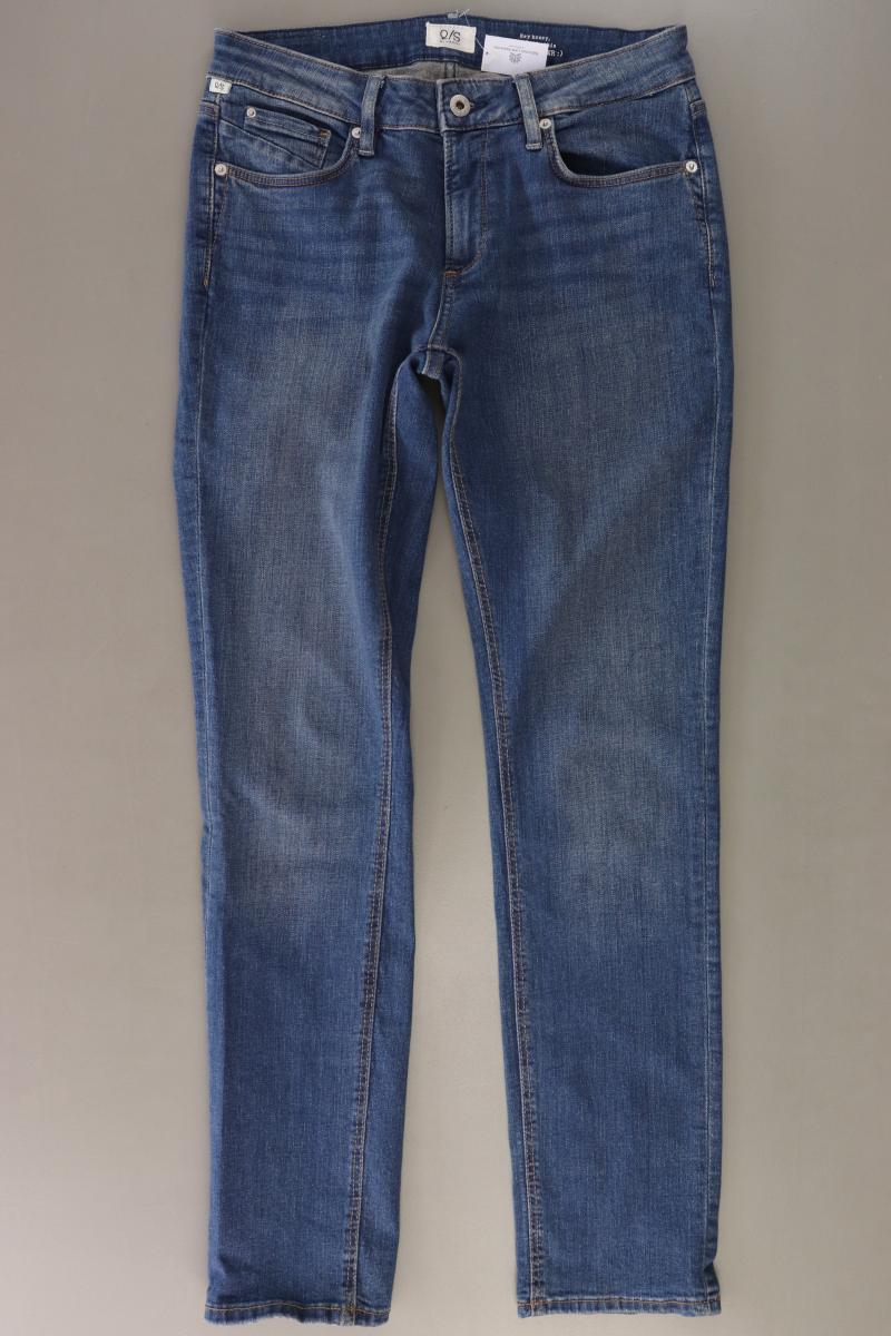QS by s.Oliver Skinny Jeans Gr. 36 blau aus Baumwolle