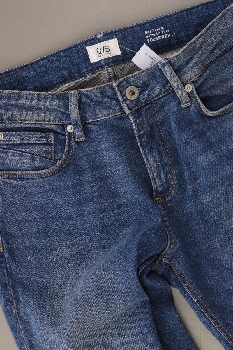 QS by s.Oliver Skinny Jeans Gr. 36 blau aus Baumwolle