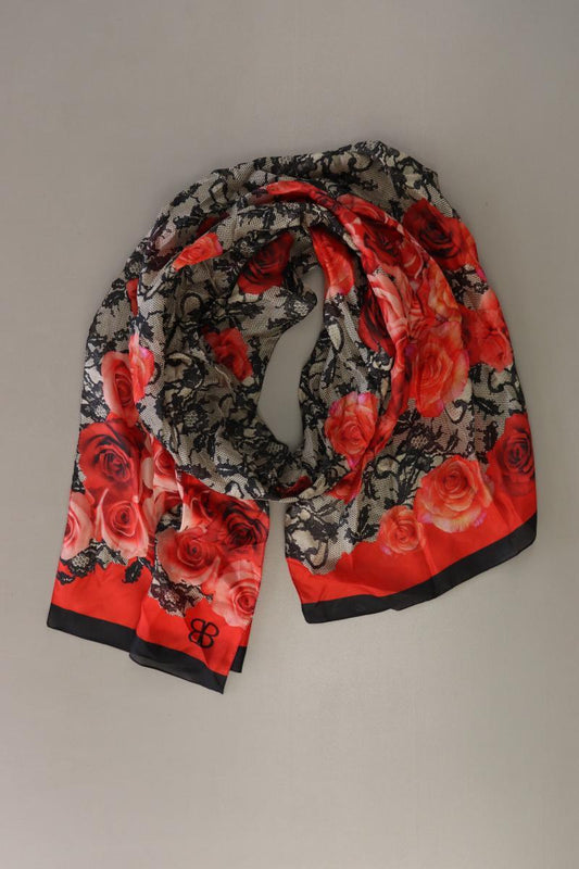 Basler Tuch mit Blumenmuster rot aus Seide