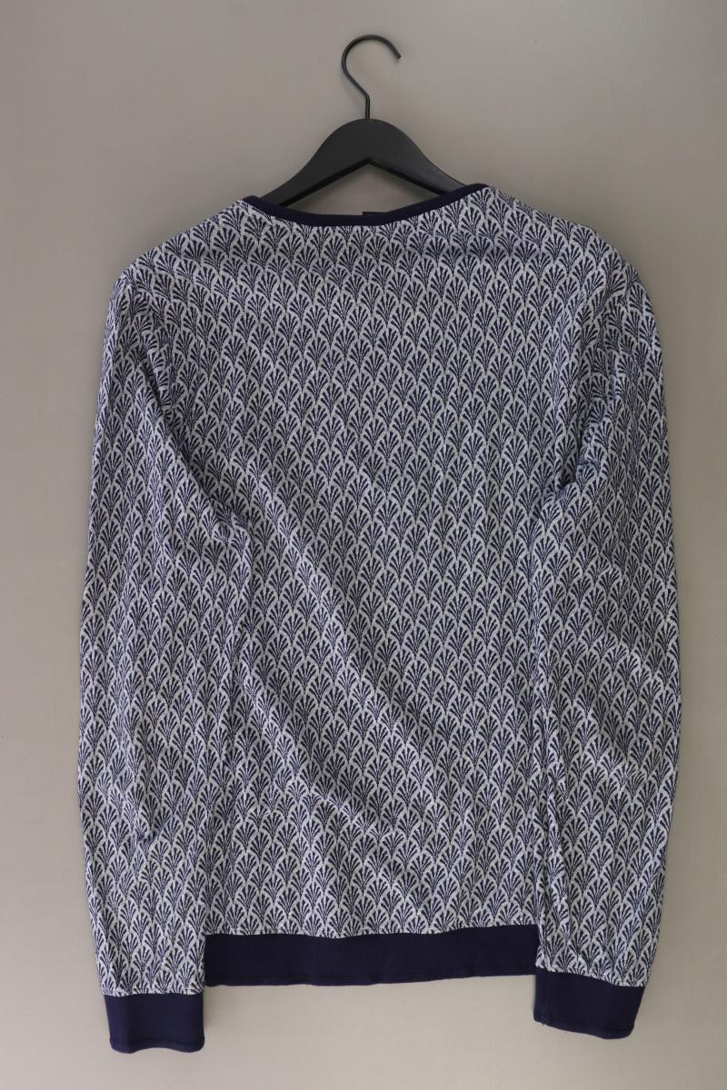Scotch & Soda Langarmpullover für Herren Gr. L blau aus Baumwolle