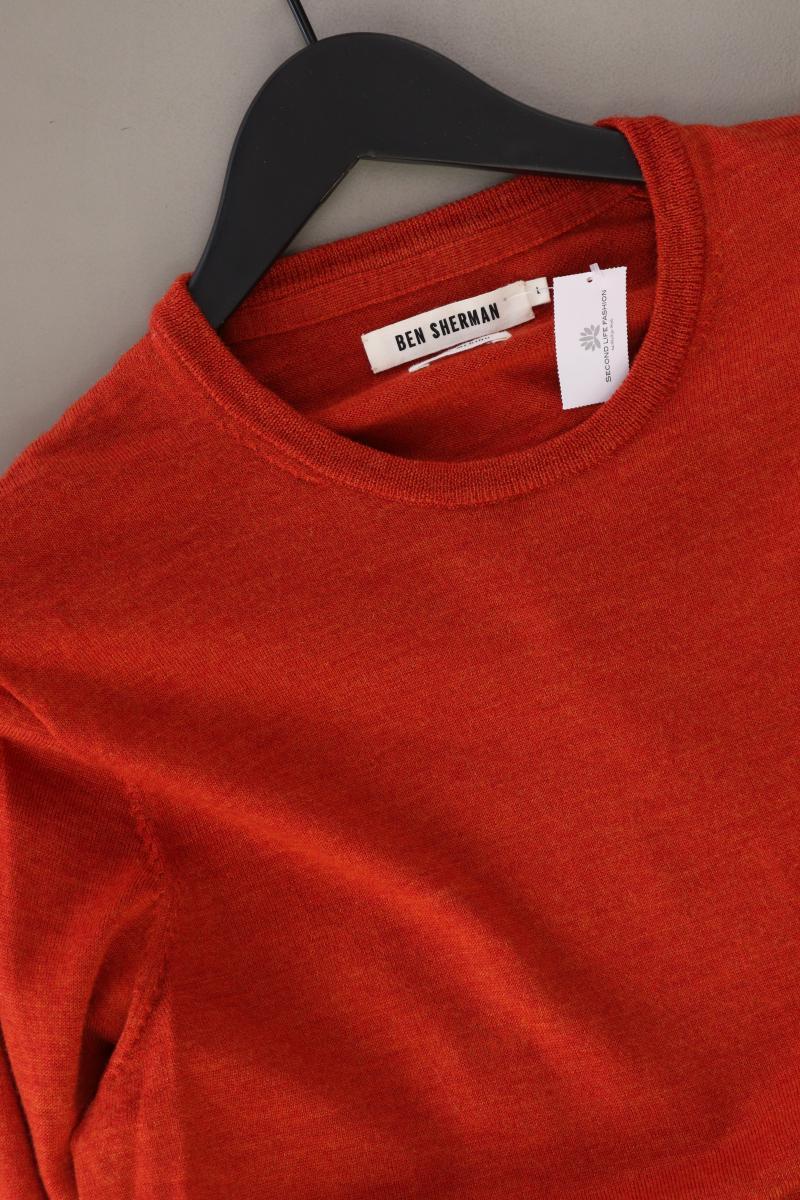 Ben Sherman Wollpullover für Herren Gr. L orange