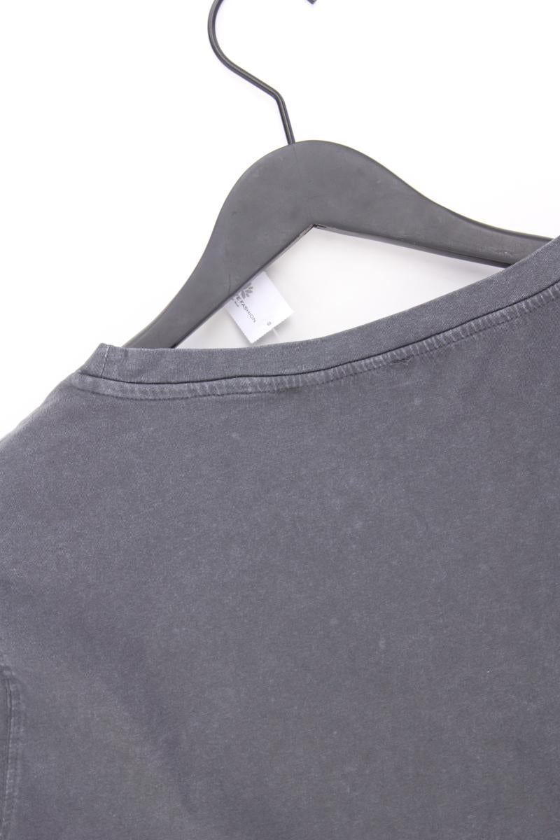 Mango T-Shirt Gr. XL neu mit Etikett Kurzarm grau aus Baumwolle
