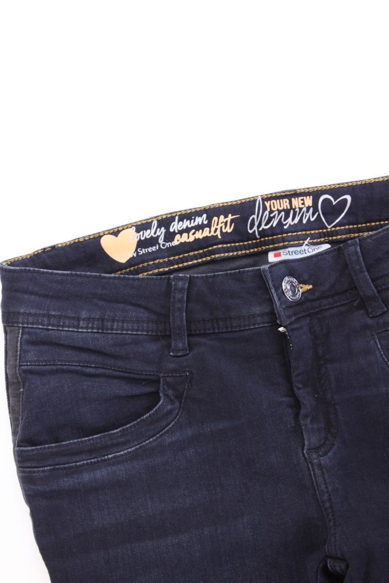 Street One Straight Jeans Gr. W28/L30 blau aus Baumwolle