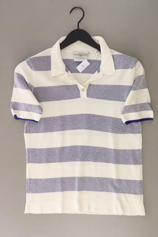 Scotch & Soda Poloshirt Gr. 40 gestreift Kurzarm creme aus Baumwolle