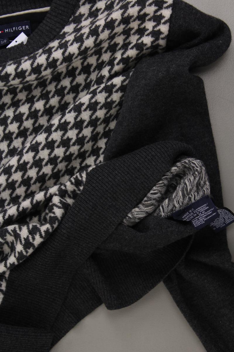Tommy Hilfiger Wollpullover für Herren Gr. S hahnentritt grau
