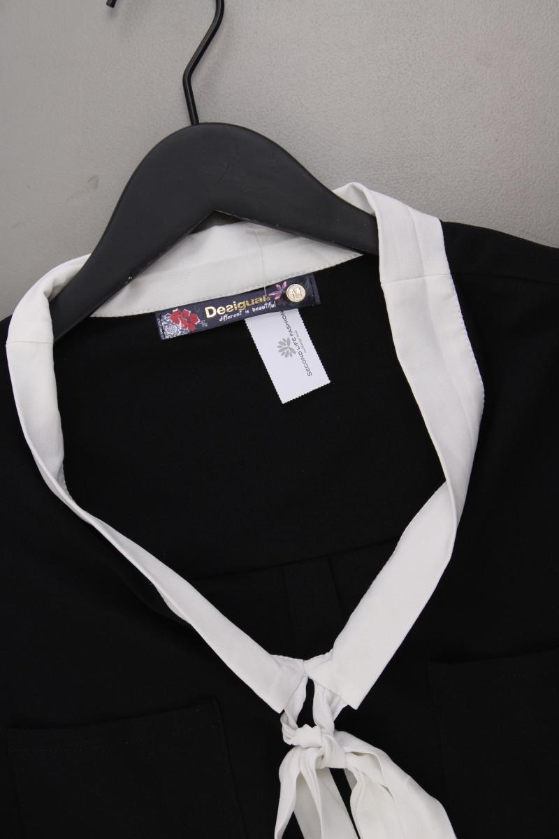 Desigual Schluppenbluse Gr. M Langarm schwarz aus Polyester