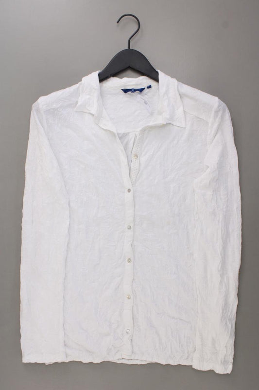 Tom Tailor Longsleeve-Shirt Gr. L Langarm weiß aus Polyester